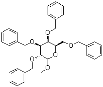 structure of CAS# 195827-82-8, Methyl 2,3,4,6-tetra-O-benzyl-D-galactopyranoside