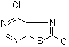 structure of CAS# 19602-61-0, 2,7-Dichlorothiazolo[5,4-d]pyrimidine