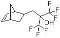 CAS # 196314-61-1, 3-(Bicyclo[2.2.1]hept-5-en-2-yl)-1,1,1-trifluoro-2-(trifluoromethyl)propan-2-ol, 5-(2-Hydroxy-2,2-bistrifluoromethyl)ethyl-2-norbornene