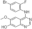 CAS # 196603-96-0, 4-(4-Bromo-2-fluoroanilino)-7-hydroxy-6-methoxyquinazoline