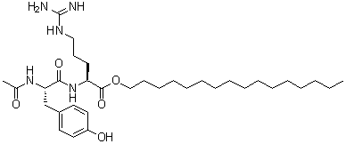 CAS 登录号：196604-48-5, N-乙酰基-L-酪氨酰-L-精氨酸十六烷基酯