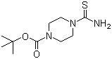 CAS # 196811-66-2, 4-(tert-Butoxycarbonyl)piperazine-1-thiocarboxamide