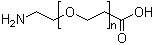 CAS # 196936-04-6 (1186194-33-1), alpha-(2-Aminoethyl)-omega-(2-carboxyethoxy)poly(oxy-1,2-ethanediyl), Polyethylene glycol 2-aminoethyl 2-carboxyethyl ether