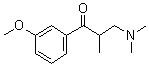 CAS # 197145-37-2, 3-(Dimethylamino)-1-(3-methoxyphenyl)-2-methyl-1-propanone
