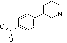 3-(4-Nitrophenyl)piperidine molecular structure (CAS 19733-55-2)