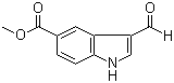 structure of CAS# 197506-83-5, 3-醛基吲哚-5-甲酸甲酯