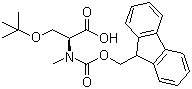 structure of CAS# 197632-77-2, N-Fmoc-N-甲基-O-叔丁基-L-丝氨酸