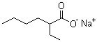 CAS # 19766-89-3, Sodium 2-ethylhexanoate