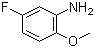 CAS # 1978-39-8, 5-Fluoro-2-methoxyaniline, 2-Amino-4-fluoroanisole, 5-Fluoro-2-methoxybenzenamine