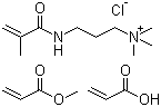 CAS # 197969-51-0, Polyquaternium-47, Acrylic acid-3-methacryloylaminopropyltrimethylammonium chloride-methyl acrylate copolymer, N,N,N-Trimethyl-3-[(2-methyl-1-oxo-2-propenyl)amino]-1-propanaminium chloride polymer with methyl 2-propenoate and 2-propenoic acid