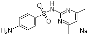 structure of CAS# 1981-58-4, 磺胺二甲嘧啶钠