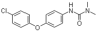 structure of CAS# 1982-47-4, Chloroxuron