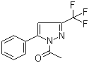 structure of CAS# 198348-94-6, 1-乙酰基-5-苯基-3-(三氟甲基)-1H-吡唑