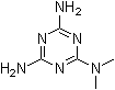structure of CAS# 1985-46-2, 2-(Dimethylamino)-4,6-diamino-s-triazine