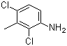 structure of CAS# 19853-79-3, 2,4-二氯-3-甲基苯胺