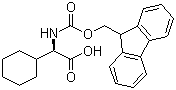 structure of CAS# 198543-96-3, N-芴甲氧羰基-D-环己基甘氨酸