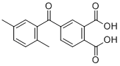 CAS # 198625-32-0, 4-(2,5-Dimethylbenzoyl)-1,2-benzenedicarboxylic acid