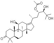 CAS 登录号：19865-75-9, 泽泻醇 A 23-乙酸酯