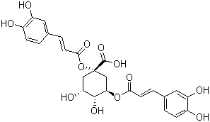 structure of CAS# 19870-46-3, 1,3-二咖啡酰奎宁酸