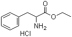 CAS # 19881-53-9, DL-Phenylalanine ethyl ester hydrochloride, Phenylalanine ethyl ester hydrochloride, (+/-)-Phenylalanine ethyl ester hydrochloride
