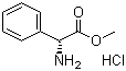 structure of CAS# 19883-41-1, D-Phenylglycine methyl ester hydrochloride
