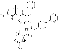 structure of CAS# 198904-31-3, 阿扎那韦