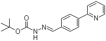 structure of CAS# 198904-84-6, tert-Butyl [[4-(2-pyridinyl)phenyl]methylene]hydrazinecarboxylate
