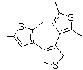CAS # 198906-72-8, 3,4-Bis(2,5-dimethylthiophen-3-yl)-2,5-dihydrothiophene, 2',5'-Dihydro-2,2'',5,5''-tetramethyl-3,3':4',3''-terthiophene