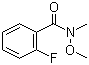 structure of CAS# 198967-24-7, 2-氟-N-甲氧基-N-甲基苯甲酰胺