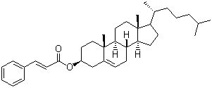 CAS # 1990-11-0, Cholesteryl cinnamate, Cholest-5-en-3-beta-yl cinnamate, (3beta)-Cholest-5-en-3-ol 3-phenyl-2-propenoate