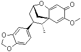 CAS # 19913-01-0, Futoenone, (2alpha,4alpha,5beta,5aalpha)-(-)-4-(1,3-Benzodioxol-5-yl)-2,3,4,5-tetrahydro-7-methoxy-5-methyl-8H-2,5a-methano-1-benzoxepin-8-one