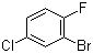 structure of CAS# 1996-30-1, 2-Bromo-4-chloro-1-fluorobenzene