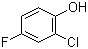 structure of CAS# 1996-41-4, 2-氯-4-氟苯酚