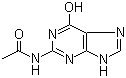 structure of CAS# 19962-37-9, N-2-乙酰鸟嘌呤