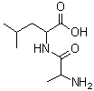 structure of CAS# 1999-42-4, DL-丙氨酰-DL-亮氨酸