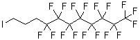 CAS # 200112-75-0, 3-(Perfluorooctyl)propyl iodide, 3-Perfluorooctyl-1-iodopropane, 4,4,5,5,6,6,7,7,8,8,9,9,10,10,11,11,11-Heptadecafluoroundecyl iodide