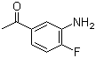 3'-Amino-4'-fluoroacetophenone molecular structure (CAS 2002-82-6)