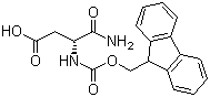 structure of CAS# 200335-41-7, Fmoc-D-天冬氨酸-alpha-酰胺