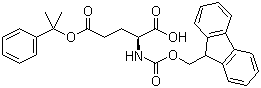 structure of CAS# 200616-39-3, N-[(9H-芴-9-基甲氧基)羰基]-L-谷氨酸 5-(1-甲基-1-苯基乙基)酯