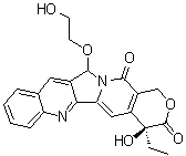 CAS 登录号：200619-13-2, (4S)-4-乙基-4-羟基-12-(2-羟基乙氧基)-1H-吡喃并[3',4':6,7]吲哚嗪并[1,2-b]喹啉-3,14(4H,12H)-二酮