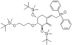 CAS 登录号：200636-54-0, [(2Z)-2-[(3R,4R,5R)-3,5-二[[(叔丁基)二甲基硅烷基]氧基]-4-[3-[[(叔丁基)二甲基硅烷基]氧基]丙氧基]-2-亚甲基环己基亚基]乙基]二苯基氧膦