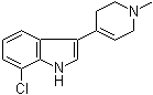 7-氯-3-(1,2,3,6-四氢-1-甲基-4-吡啶基)-1H-吲哚分子结构 (CAS 200714-13-2)