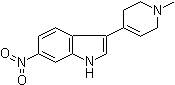 structure of CAS# 200714-15-4, 3-(1-甲基-1,2,3,6-四氢吡啶-4-基)-6-硝基-1H-吲哚