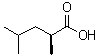 (2S)-2,4-Dimethylpentanoic acid molecular structure (CAS 20075-97-2)