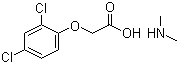 structure of CAS# 2008-39-1, N-Methylmethanamine 2,4-dichlorophenoxyacetate