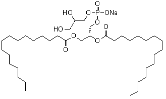 CAS # 200880-41-7, Coatsome MG 6060LS, 1,1'-[(1R)-1-[[[(2,3-Dihydroxypropoxy)hydroxyphosphinyl]oxy]methyl]-1,2-ethanediyl] dihexadecanoate sodium salt (1:1)