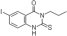 CAS # 200938-58-5, 2,3-Dihydro-6-iodo-3-propyl-2-thioxo-4(1H)-quinazolinone