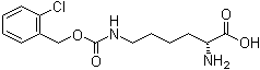 N6-[[(2-氯苯基)甲氧基]羰基]-D-赖氨酸分子结构 (CAS 201014-19-9)