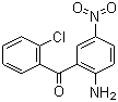 structure of CAS# 2011-66-7, 2-氨基-5-硝基-2'-氯二苯甲酮