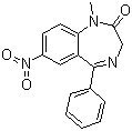 Nimetazepam molecular structure (CAS 2011-67-8)